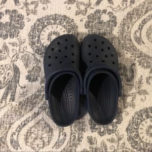 Navy Crocs